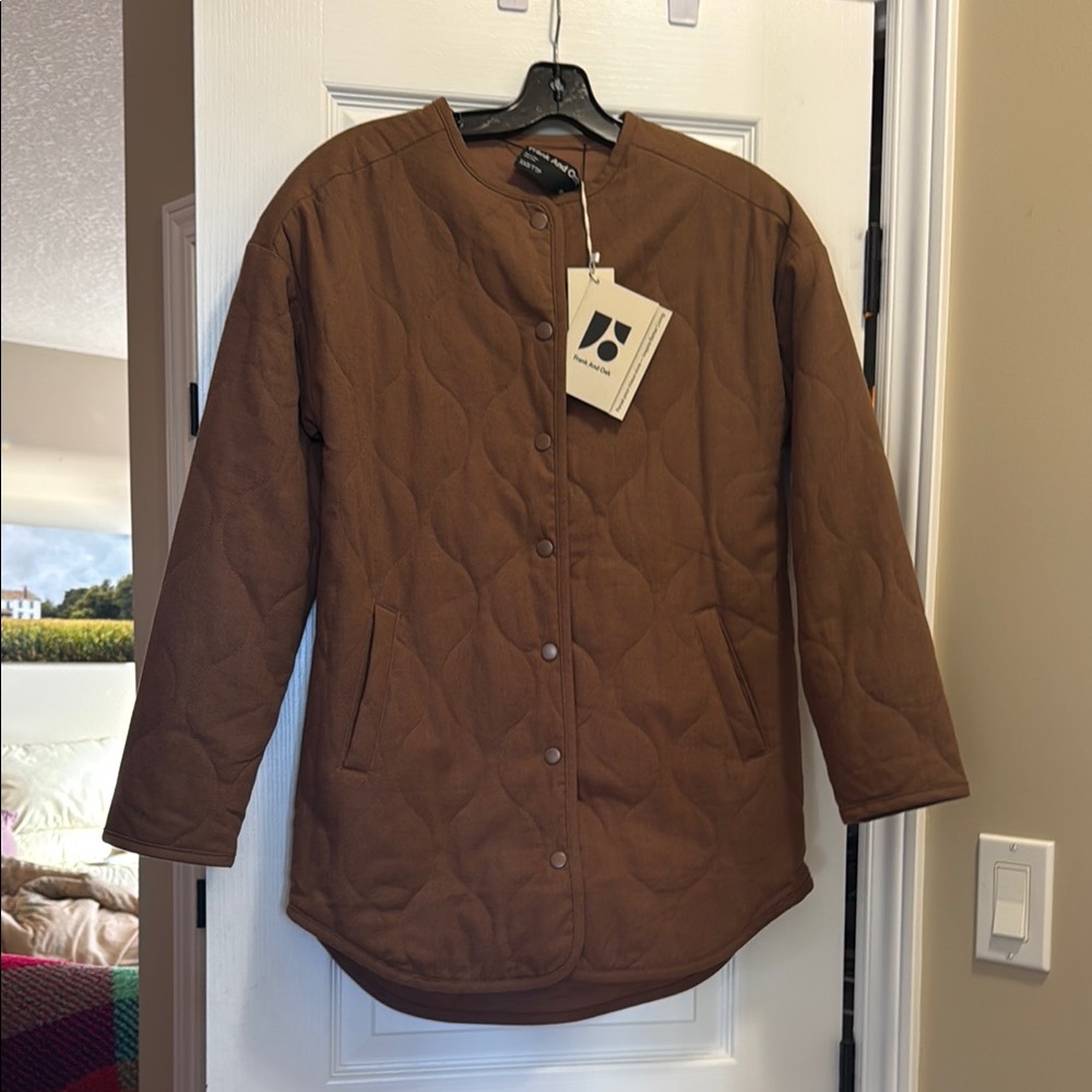Frank & Oak Light Quilted Reversible Spring Jacket